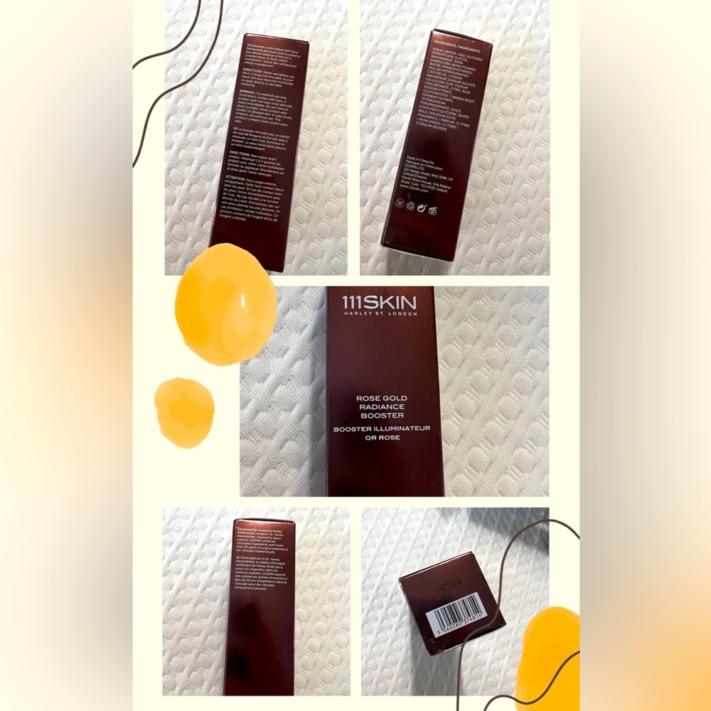 111SKIN Rose Gold Radiance Booster NIB Full Size